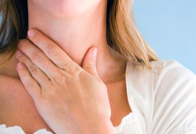 sore throat with laryngeal papillomatosis